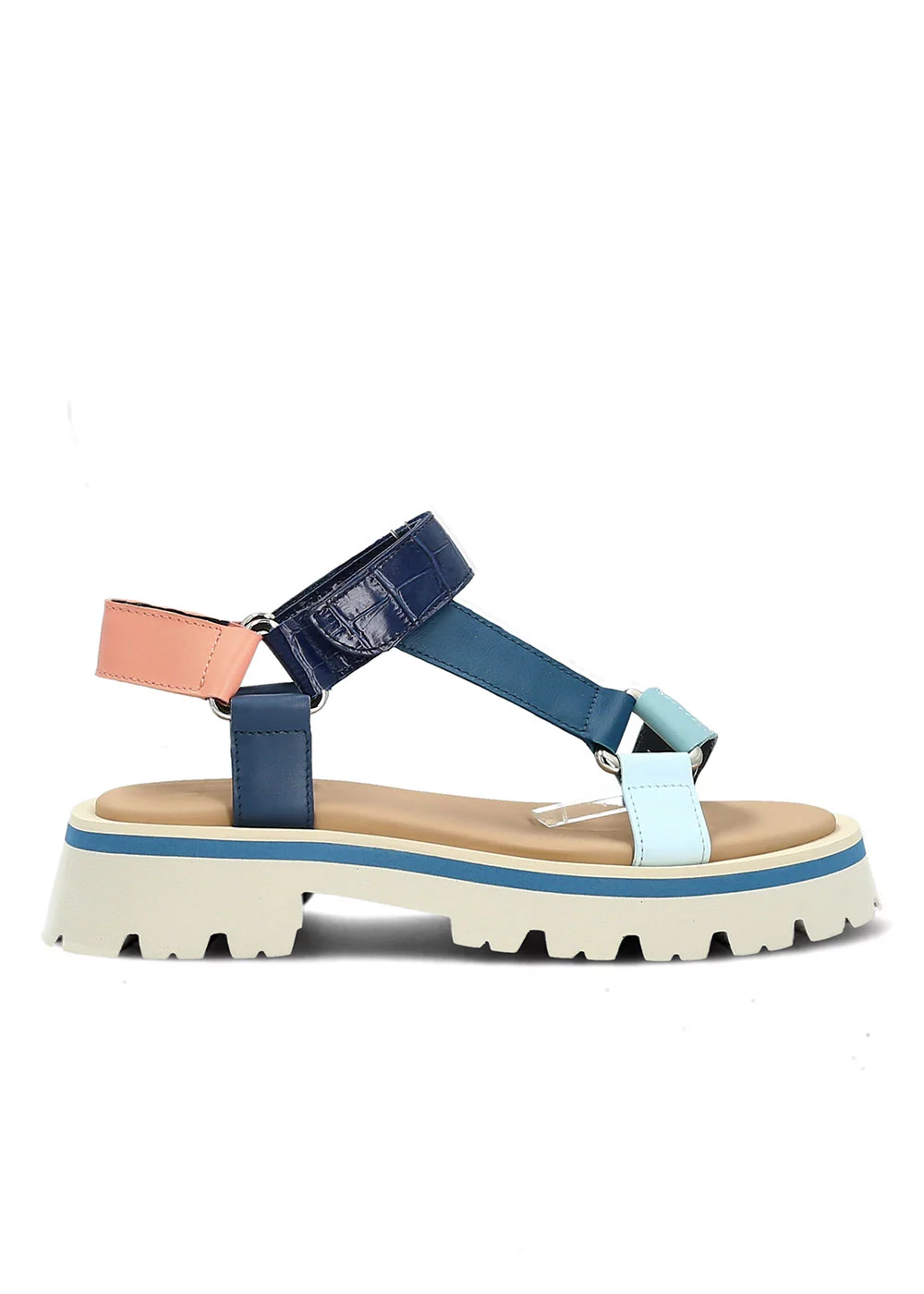 SANDALE EISLEY PS CUIR BLEU