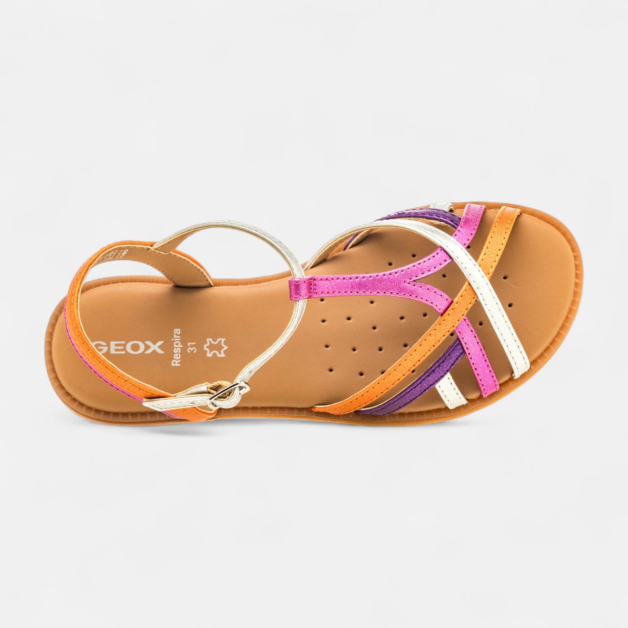Nu-pieds Fille multicolore