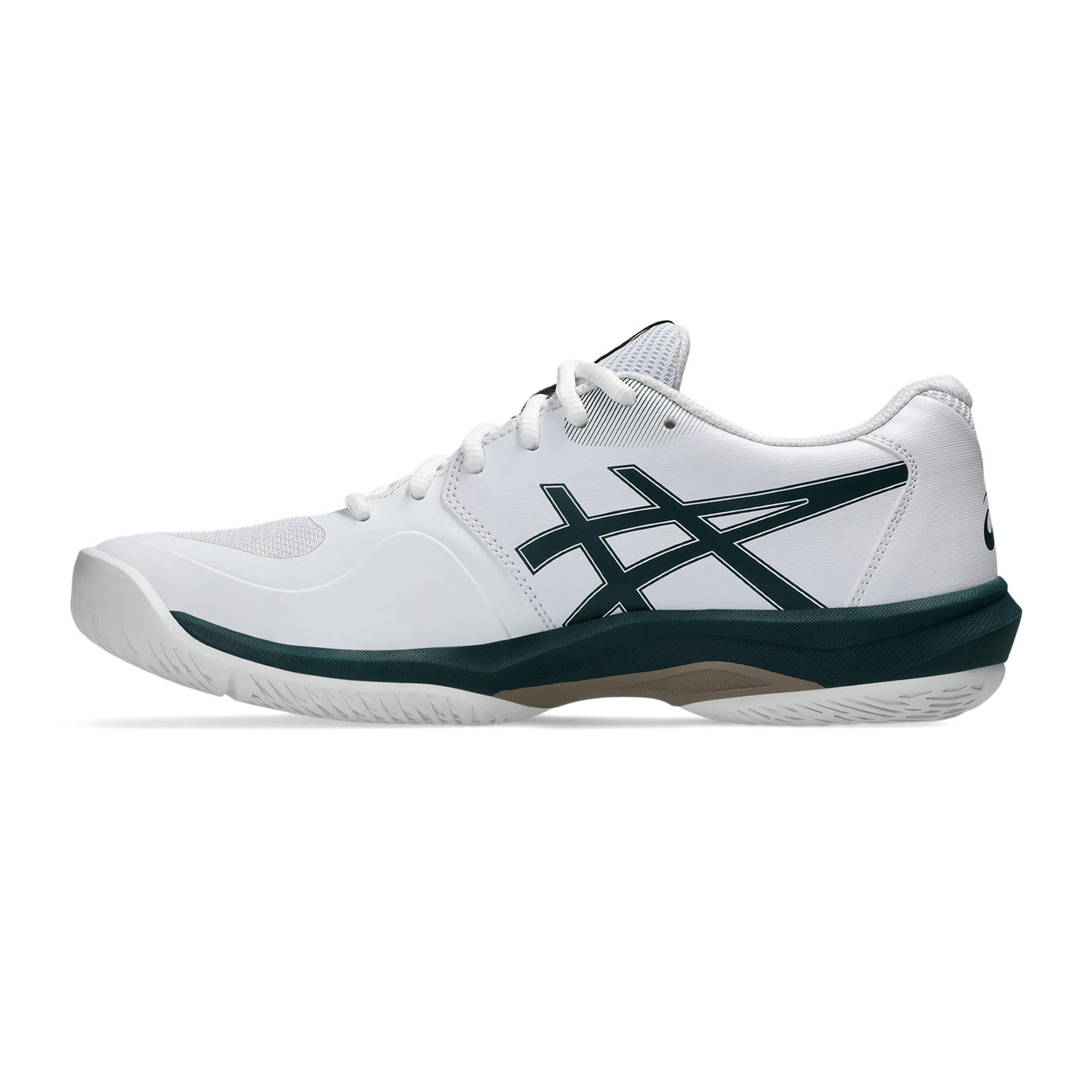 ASICS Game FF AC Chaussures Toutes Surfaces Hommes - Blanc , Vert Foncé