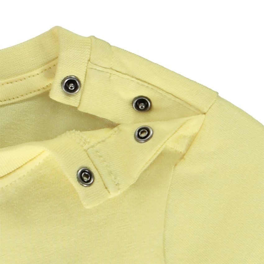 T-shirt manches courtes fantaisie dinosaure pour bébé garçon - Jaune