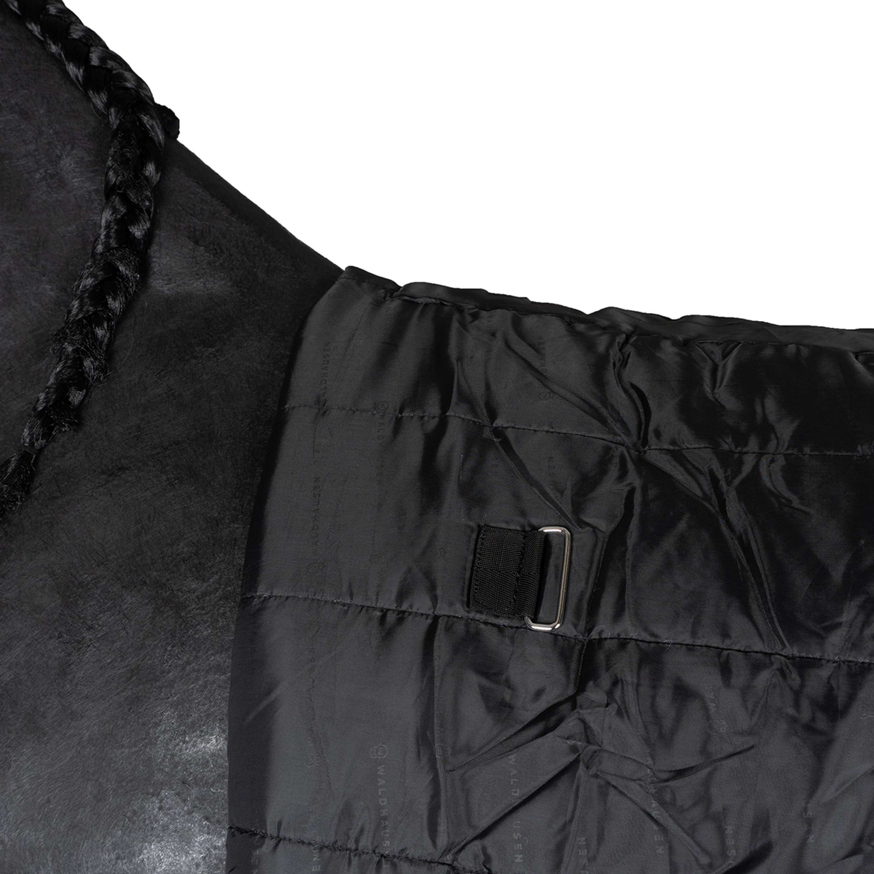 Waldhausen Outdoordeken Nordic High Neck 200g Zwart