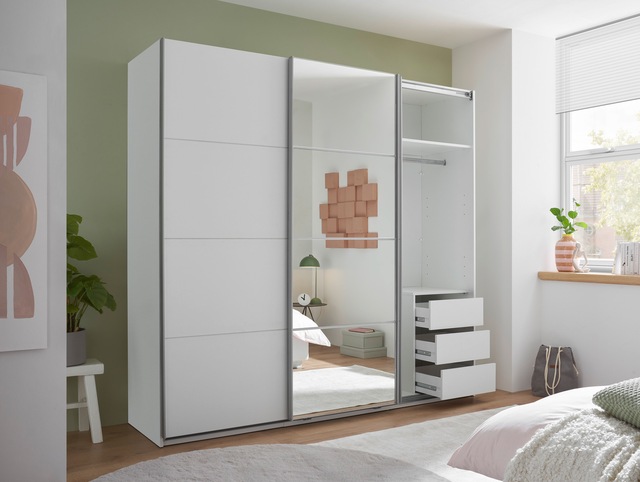 Schlafkontor Schwebetürenschrank »Carano Kleiderschrank, Schiebetürenschrank mit Spiegeltür«