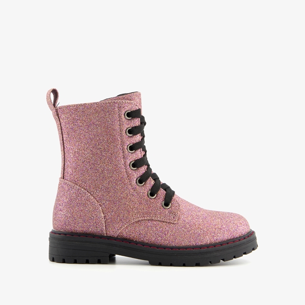 Blue Box meisjes veterboots met glitters