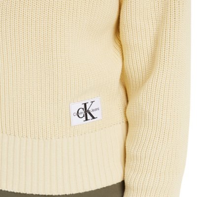 Gilet femme Woven Label Zipped Cardigan CALVIN KLEIN