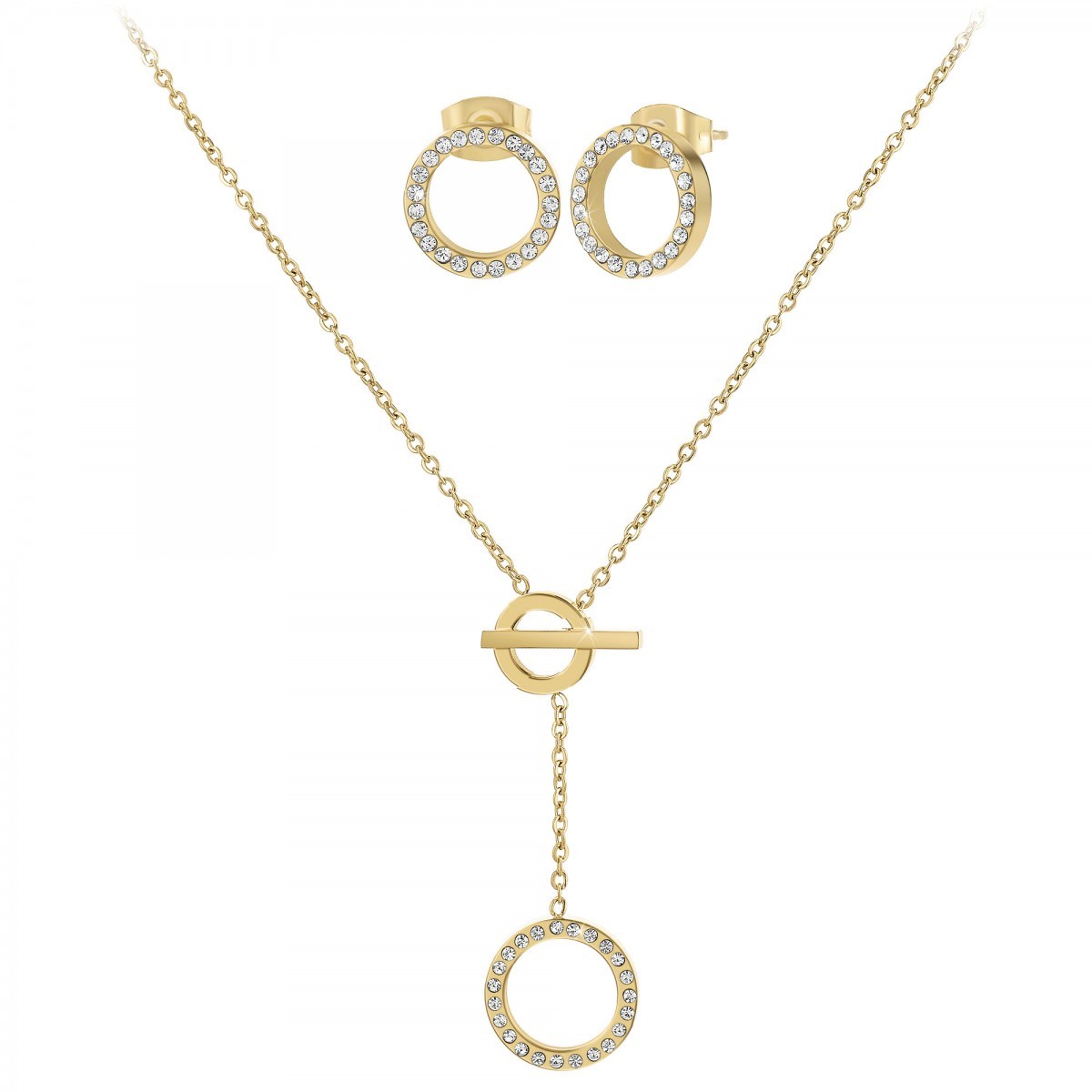 Parure collier et boucles d'oreilles par SC Bohème