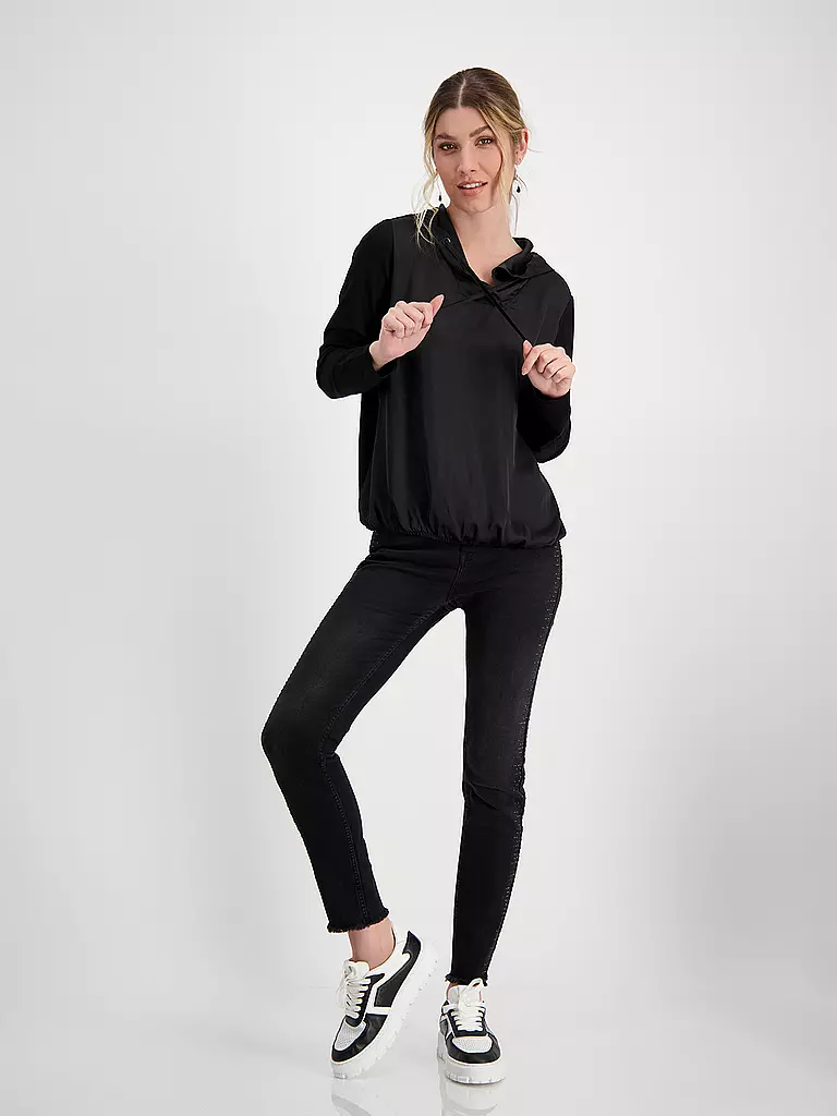 MONARI Blusenshirt schwarz
