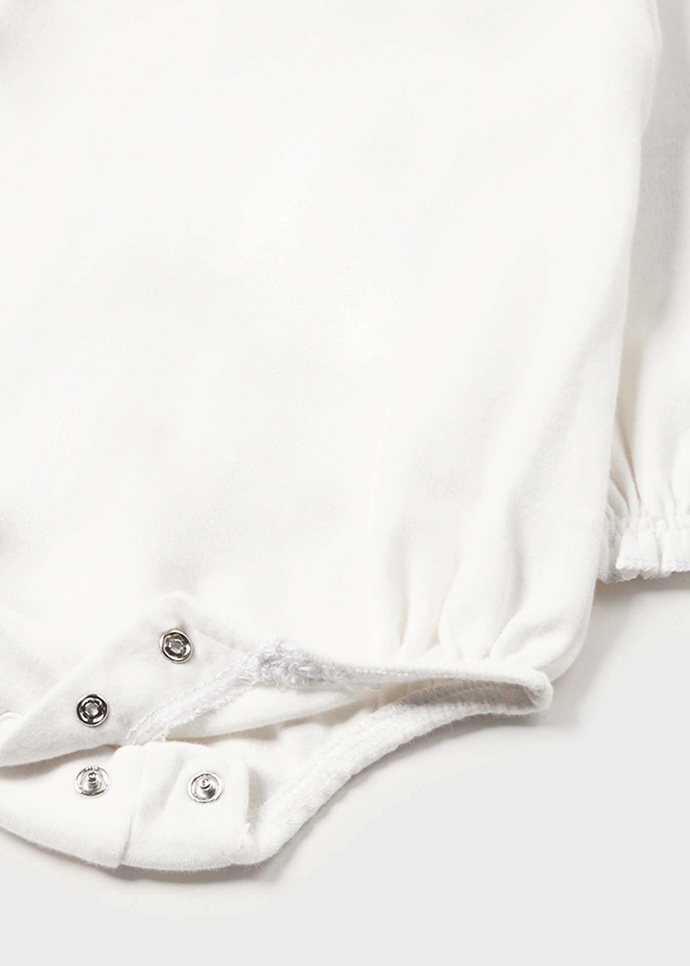 Body para recém-nascido Better Cotton com decote franzido