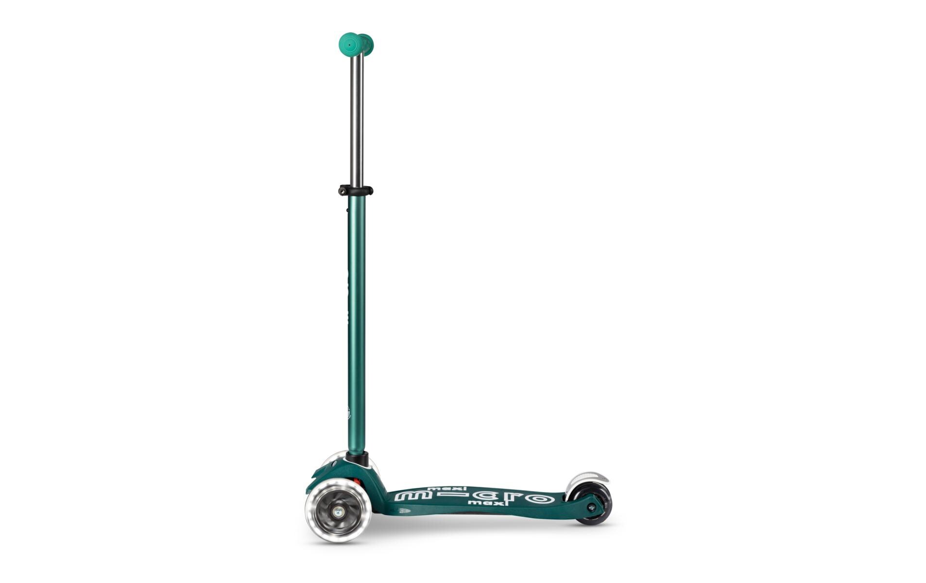 Kickboard Maxi Micro Deluxe Eco Grün<br>Kids Scooter aus recycelten Fischernetzen