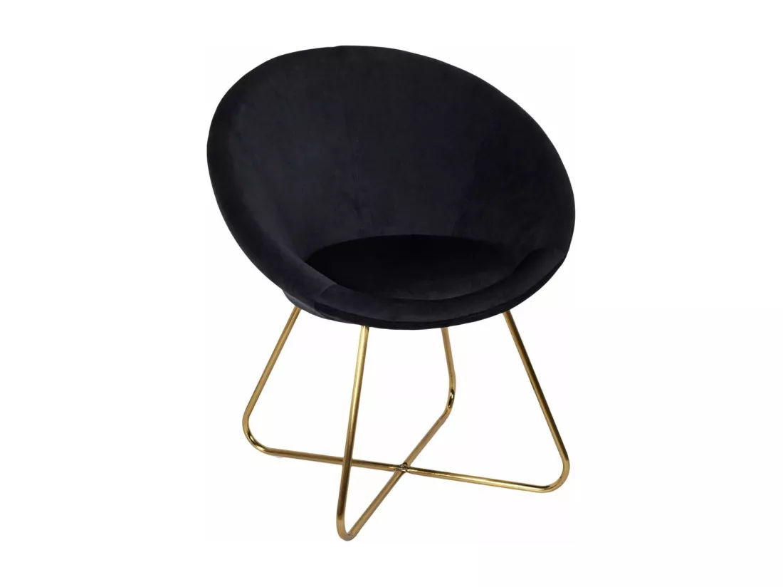 Fauteuil Design Velours 