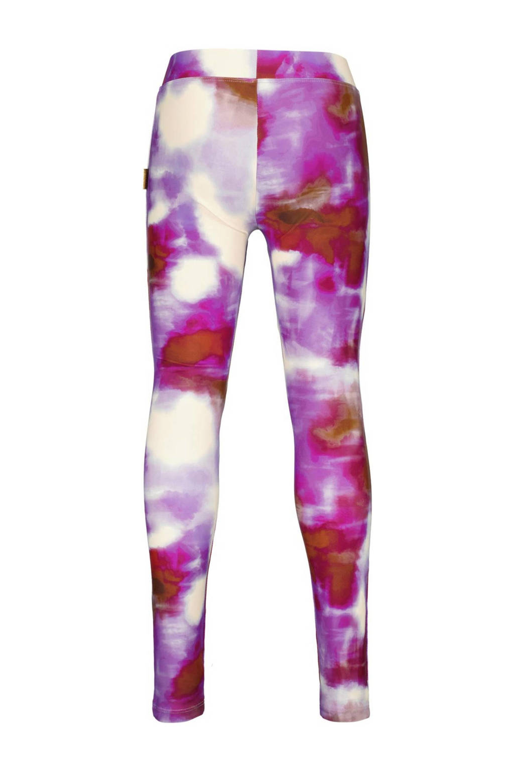 Vingino tie-dye legging Shandy paars/donkerrood/wit