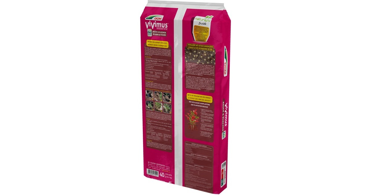 DCMVivimus Rozen & Bloemen 40l meststof  (Voor 15 planten)