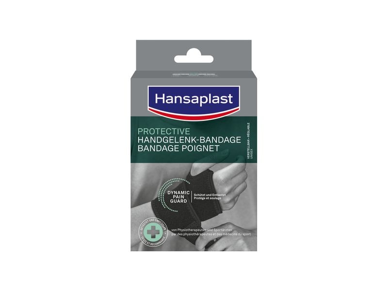 Hansaplast Protective Handgelenk-Bandage 1 Stück Verstellbare Bandage für die Handgelenke