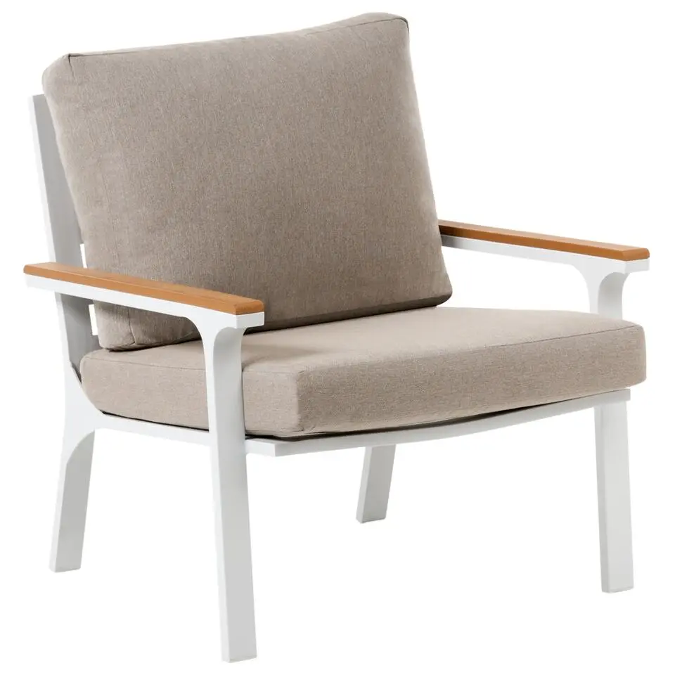 ORERO - Loungeset 4-zits - Taupe - Aluminium