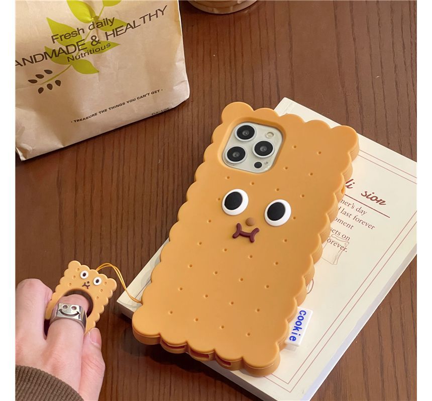 Edgin - Biscuit telefoonhoesje - iPhone 14 Pro Max / 14 Pro / 14 Max / 14 / 13 Pro Max / 13 Pro / 13 / 13 mini / 12 Pro Max / 12 Pro / 12 / 12 mini / 11 Pro Max / 11 Pro / 11 / SE / XS Max / XS / XR / X / 8 / 8 Plus / 7 / 7 Plus / 6 / 6 Plus