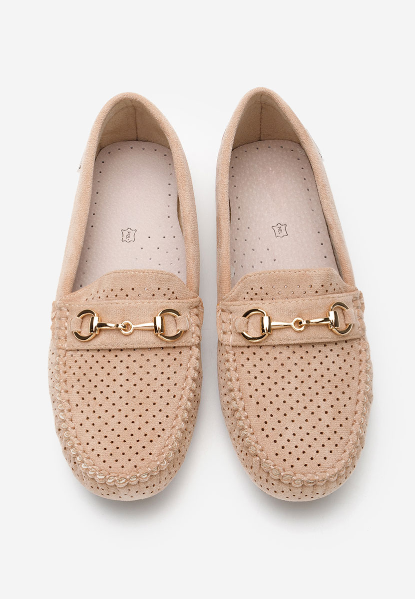 Mocassins femme kaki Aishani