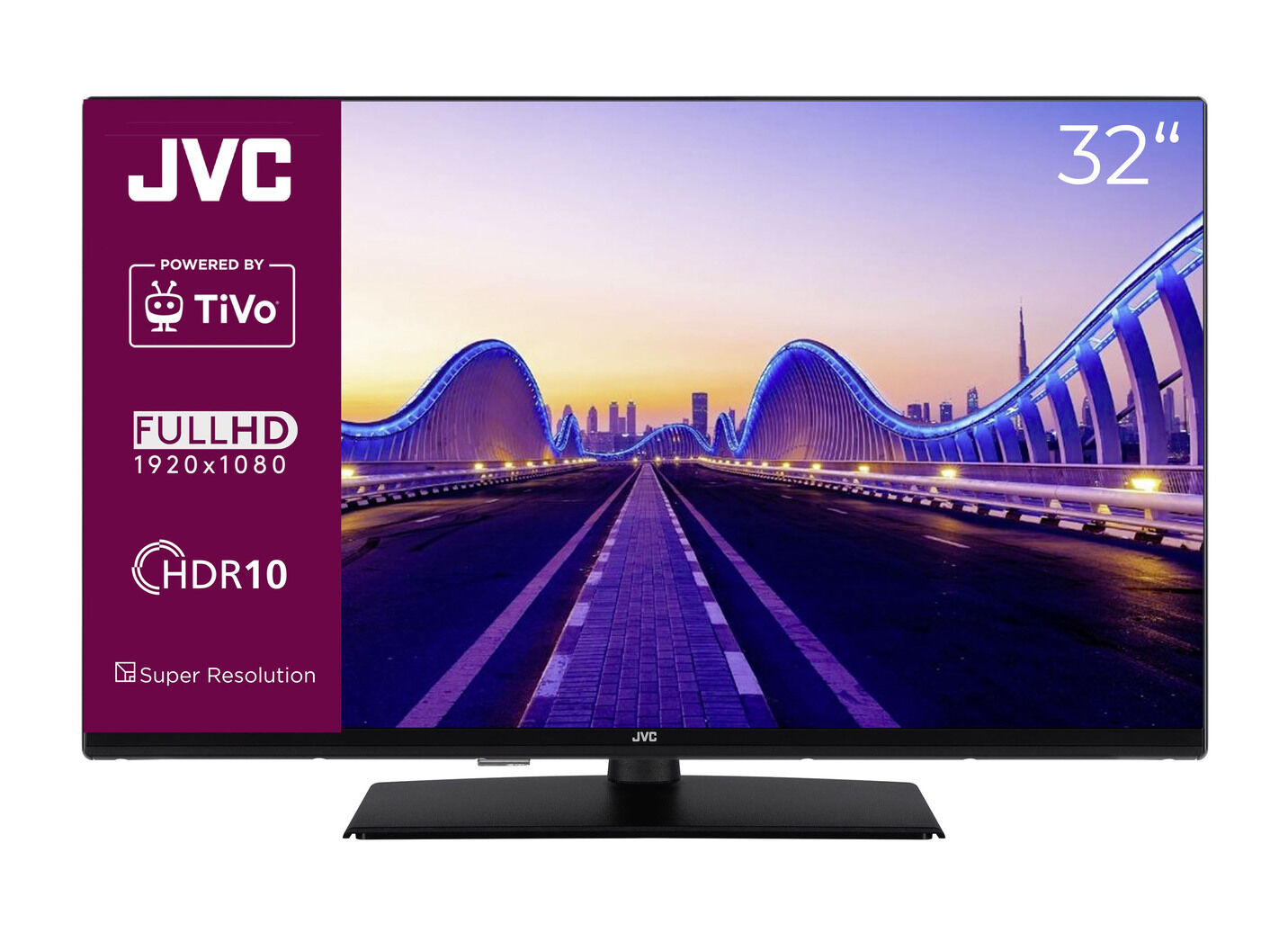 JVC LED-Fernseher mit 3-fach HD-Receiver