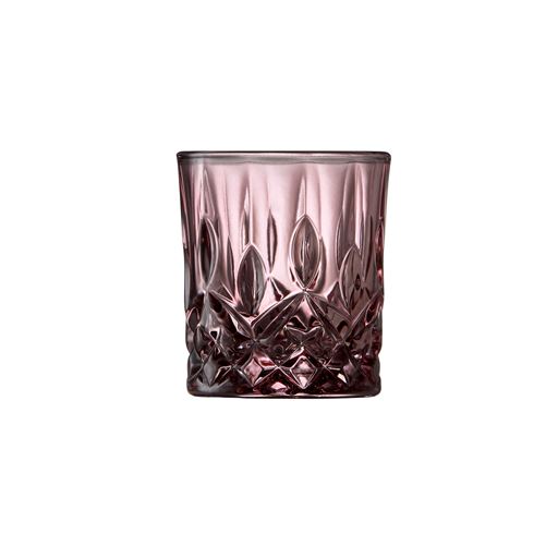 Lyngby Glas Sorrento 4-pak Shotglas, Pink, 4 cl