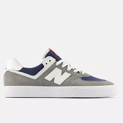 New Balance Numeric Numeric 574 Vulc Grey White 8 US / 41.5 EU