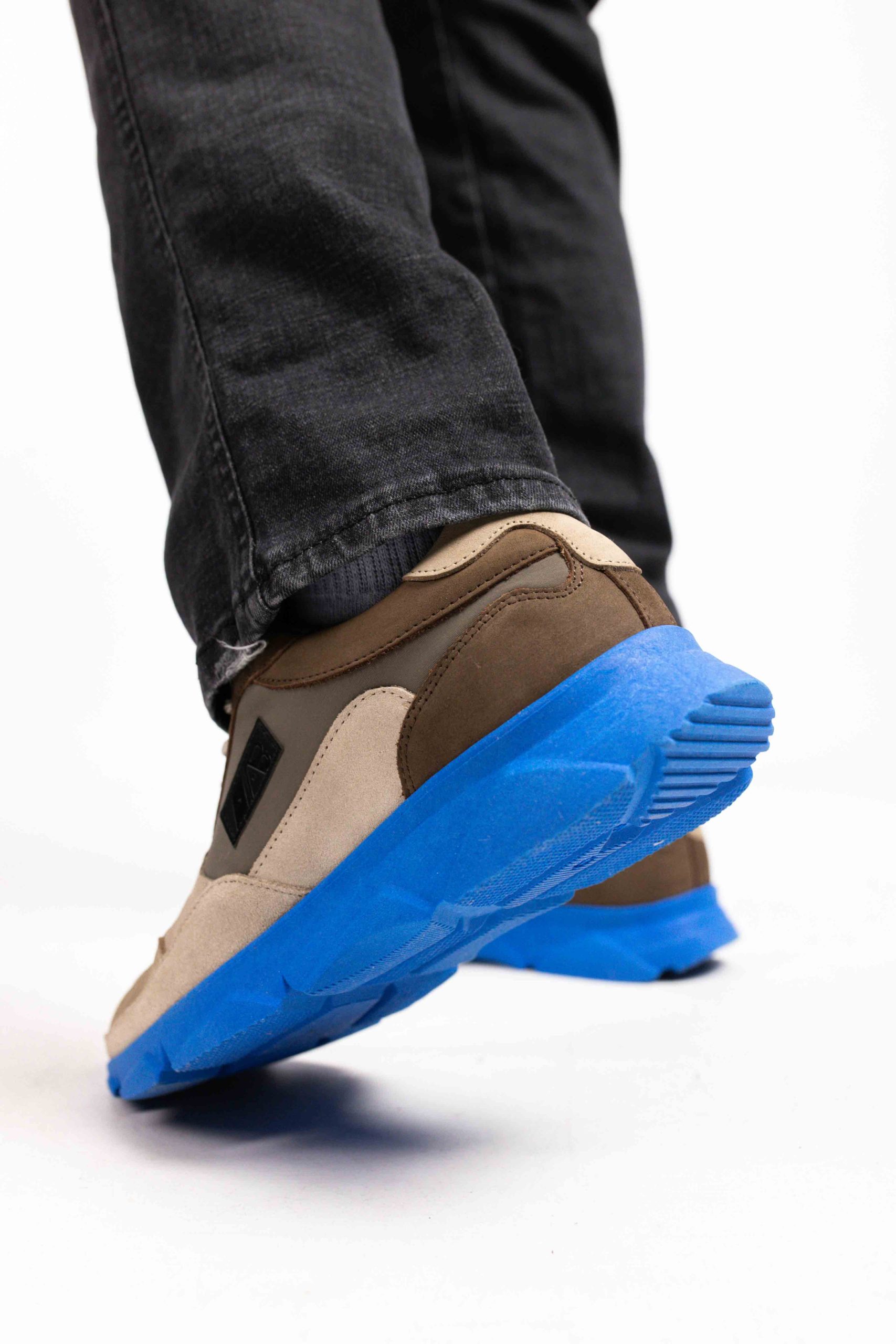 Ab Lifestyle Runner 2 Heren Taupe/Blauw