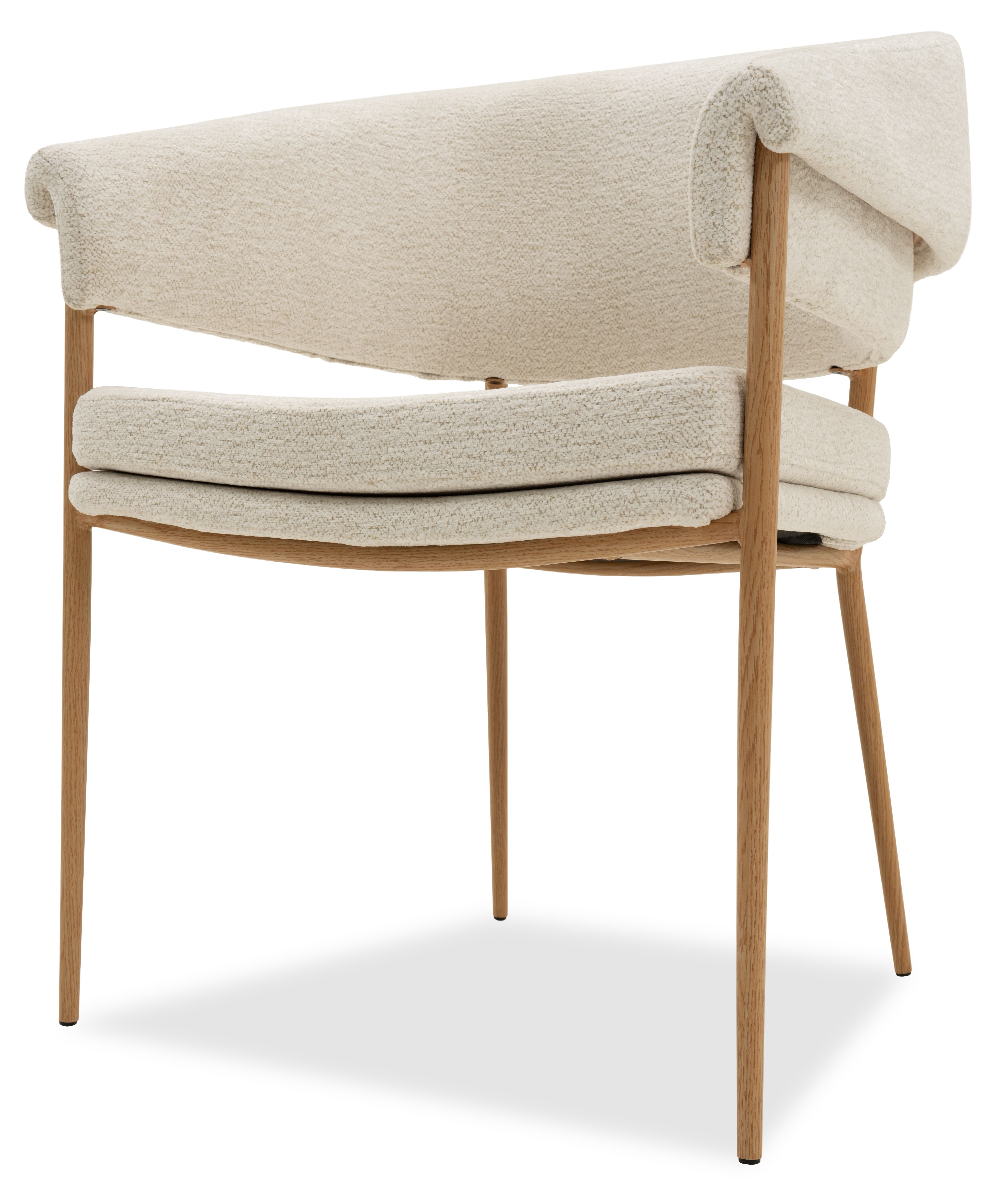 Eetkamerstoel Raven 22 - Natural Janine B59 x D54 x H83 cm