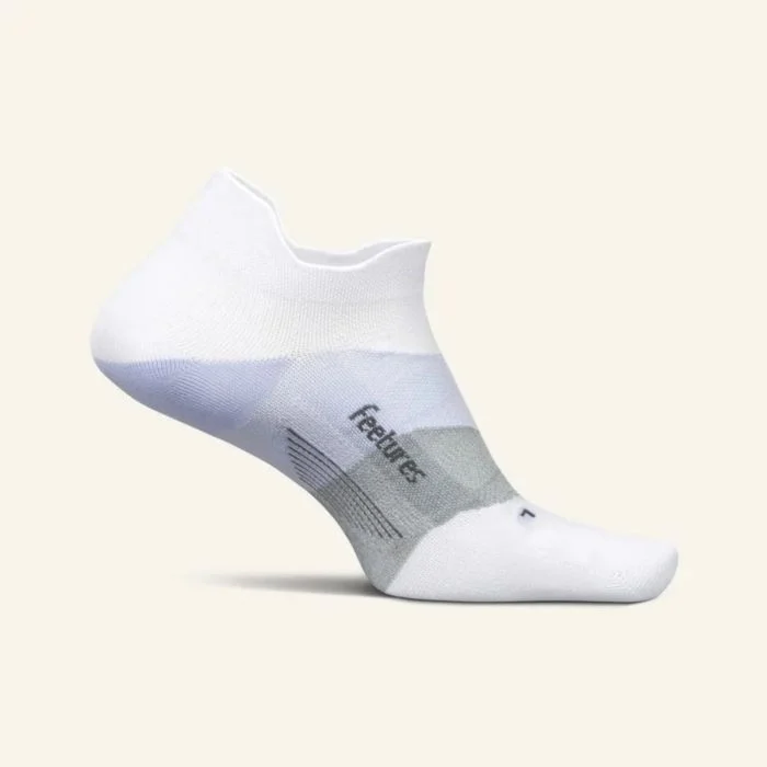 Feetures Herre Strømper Elite Ultra Light No Show Hvid