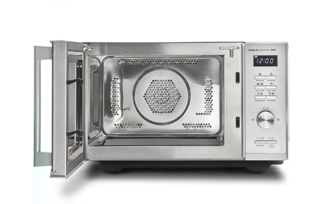 Caso Mikrowelle »mit Grill HCMG 25 Ceramic Chef Silber« 2100 W