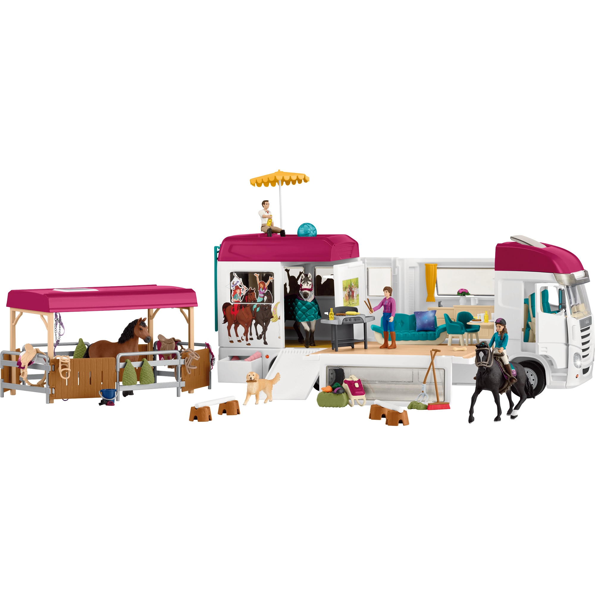 Schleich Spielfahrzeug Horse Club Pferdetransporter