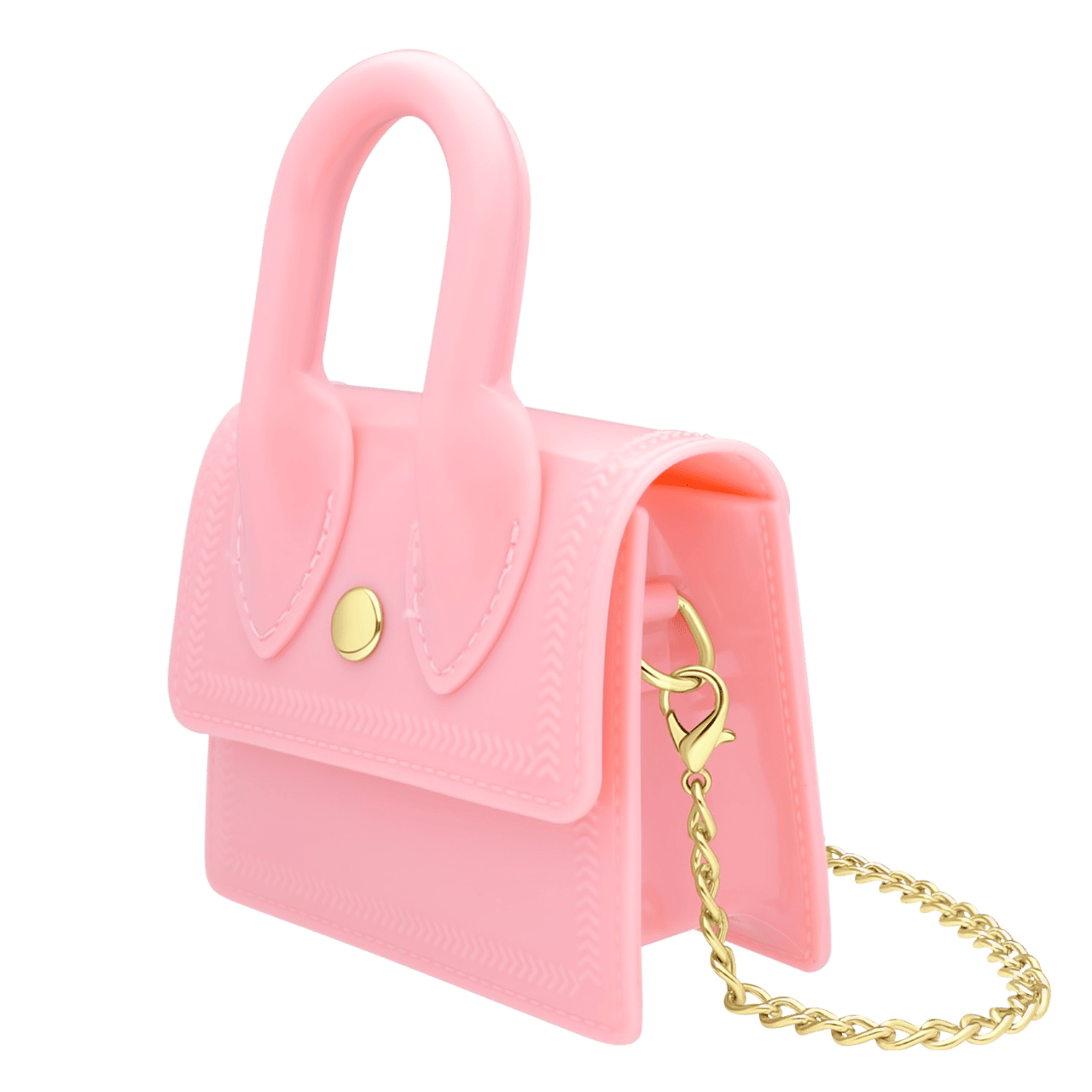 Licht roze mini tas