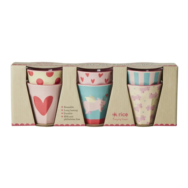 Rice Gobelets Flying pigs - Set de 6