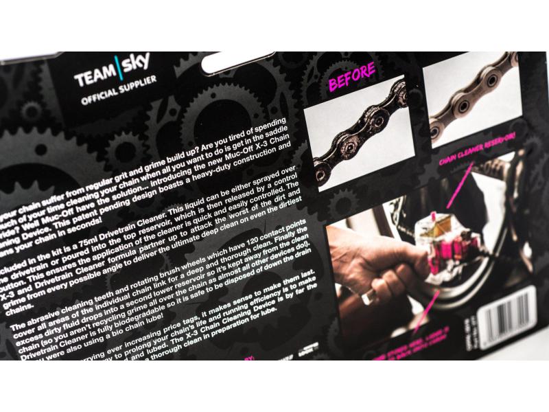 Muc-Off Kettenreiniger X-3 Dirty Chain Machine Kettenreinigungsgerät