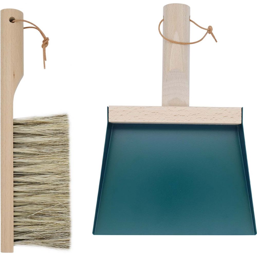 Coffret pelle et balayette clynk nature