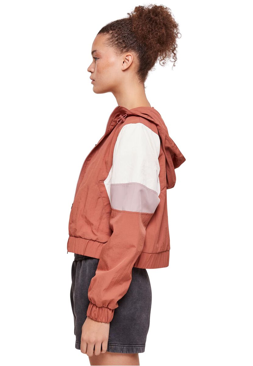 Veste Courte Tricolore Crinkle | Urban Classics Haut de survêtement