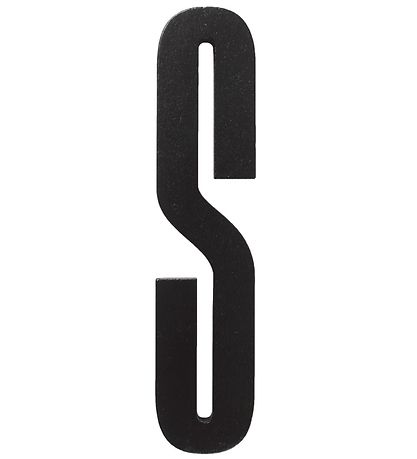 Design Letters Holz Buchstaben - S - Schwarz