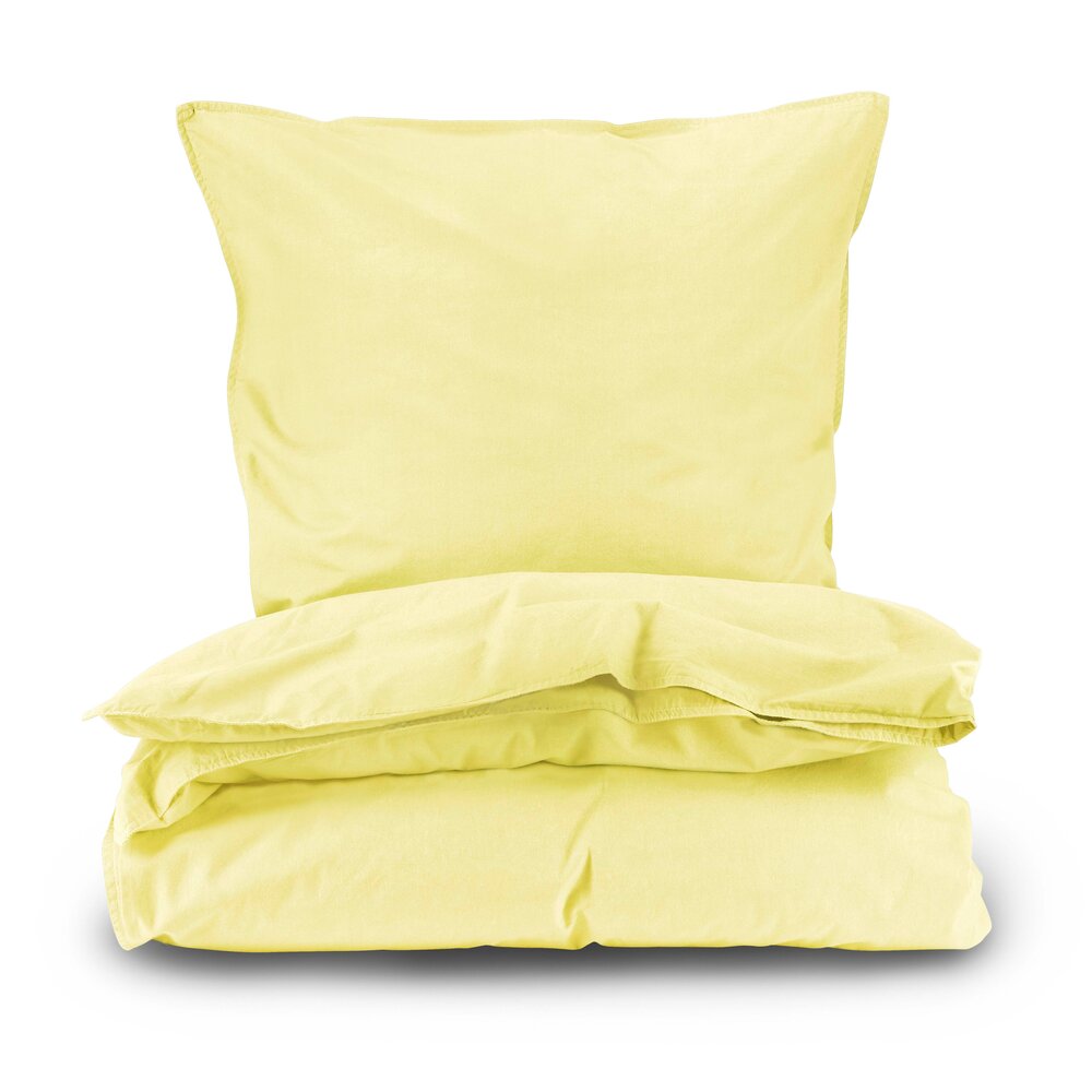 Bahne Interior  Curly Percale sengetøj - gul