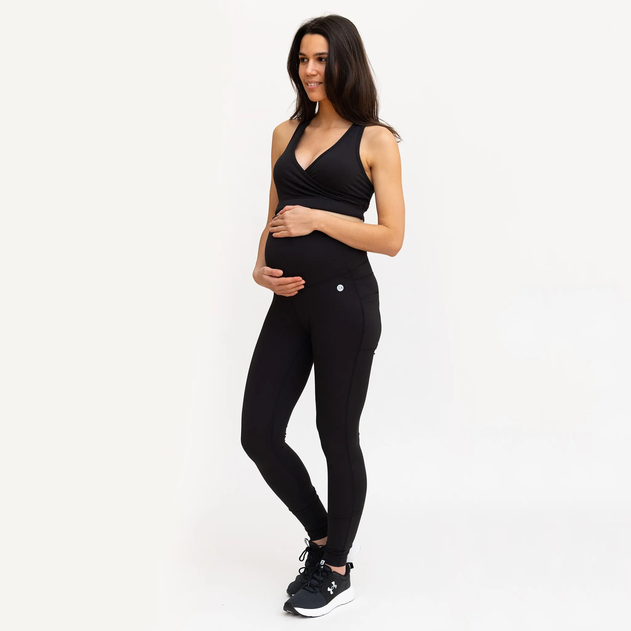 Bella Maternité Legging Athlétique Noir