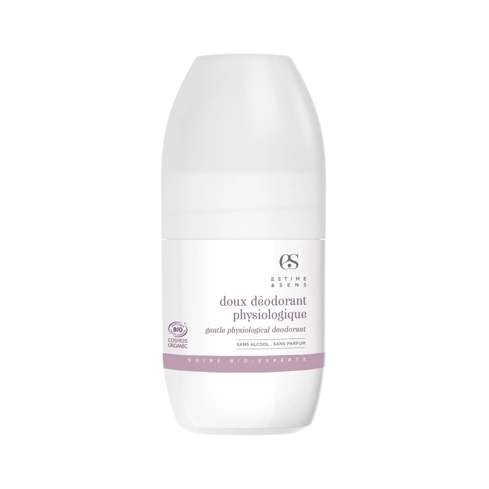 Estime & Sens - Doux déodorant physiologuique Souplesse & douceur : Les Essentiels roll-on 50ml- Soin corps et bain