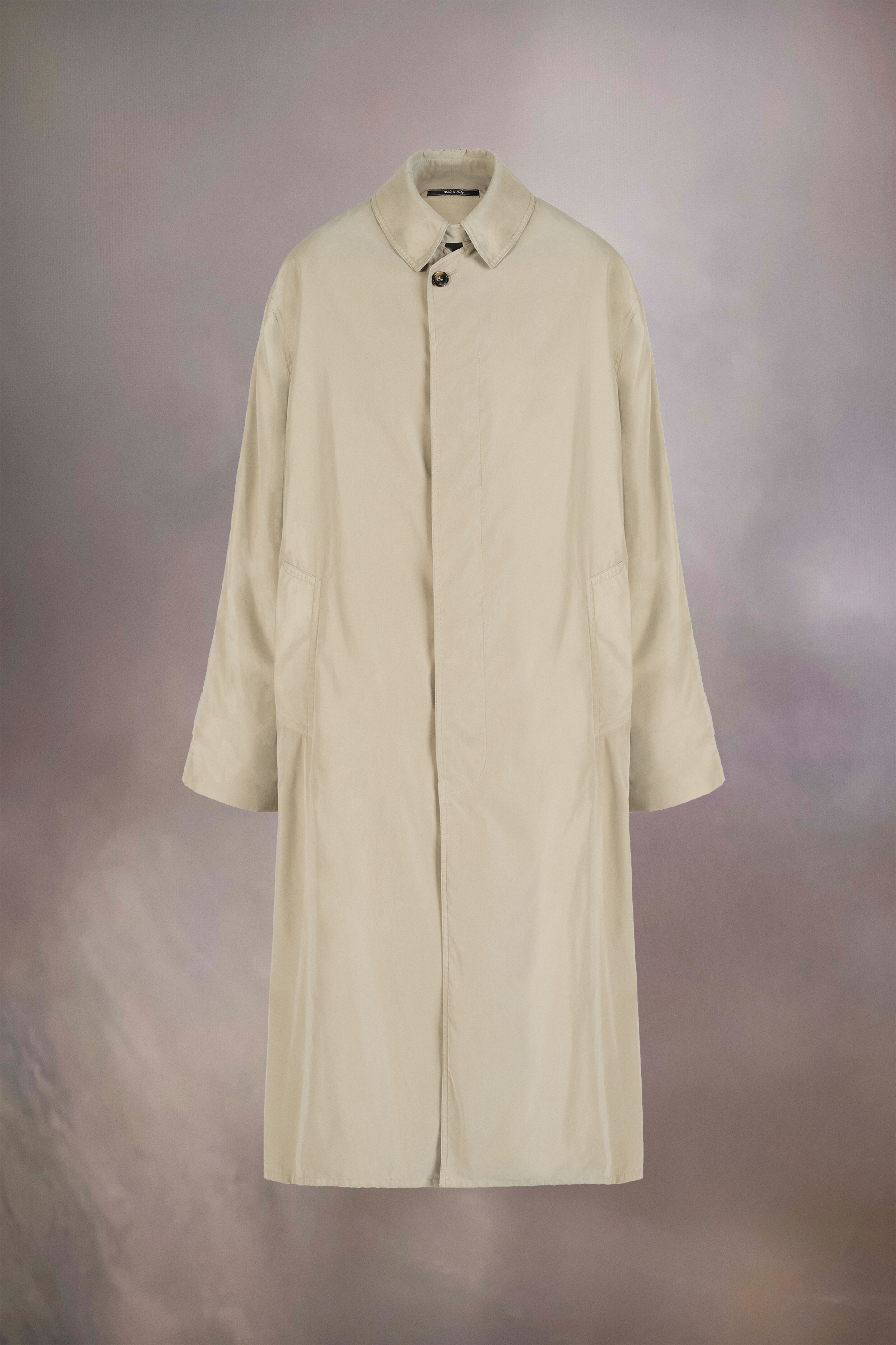 Manteau en effet peau de pêche