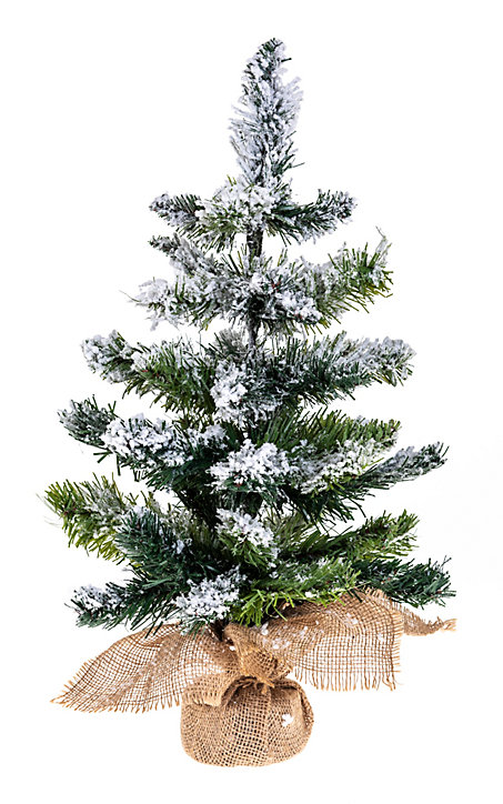 Sapin artificiel coloris vert Ø.29 x H.50 cm support inclus
