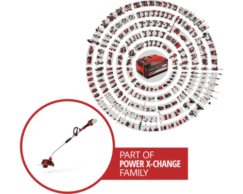 EINHELL Power-X-Chance GE-CT 36/30 Li accu grastrimmer zonder accu en lader (2x18V)