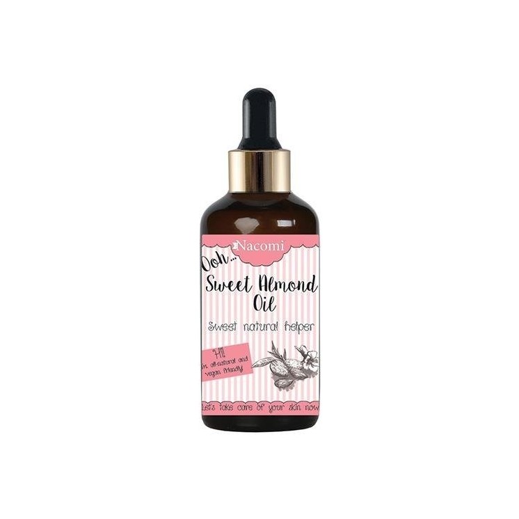 Nacomi Zoete amandelolie met pipet 50 ml