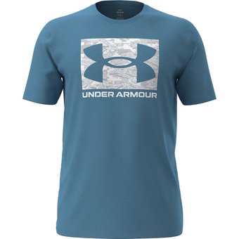 Under Armour ABC Camo Boxed Logo T-Shirt Ether Blue Herren
