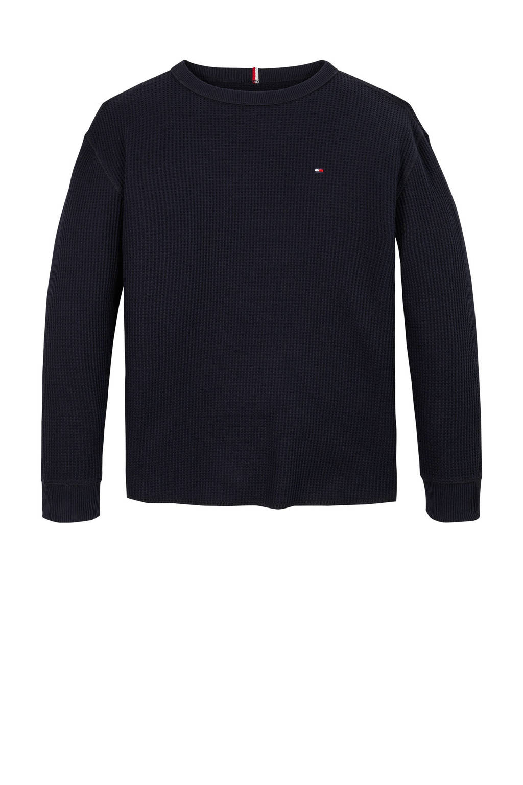 Tommy Hilfiger gestreepte longsleeve donkerblauw