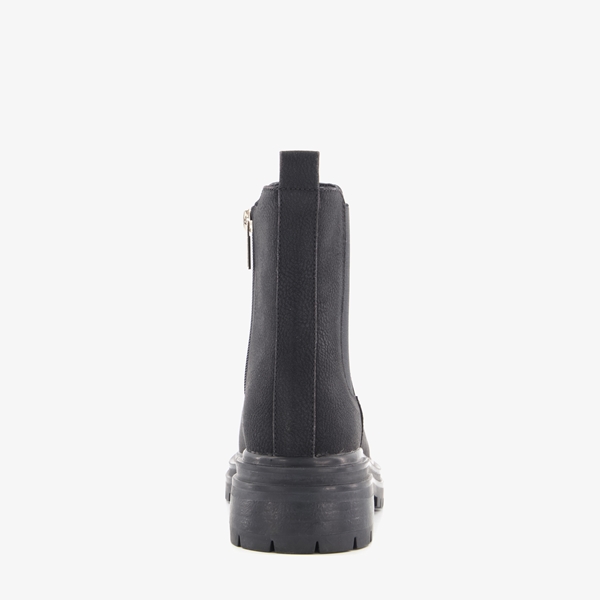 Blue Box lage dames chelsea boots zwart