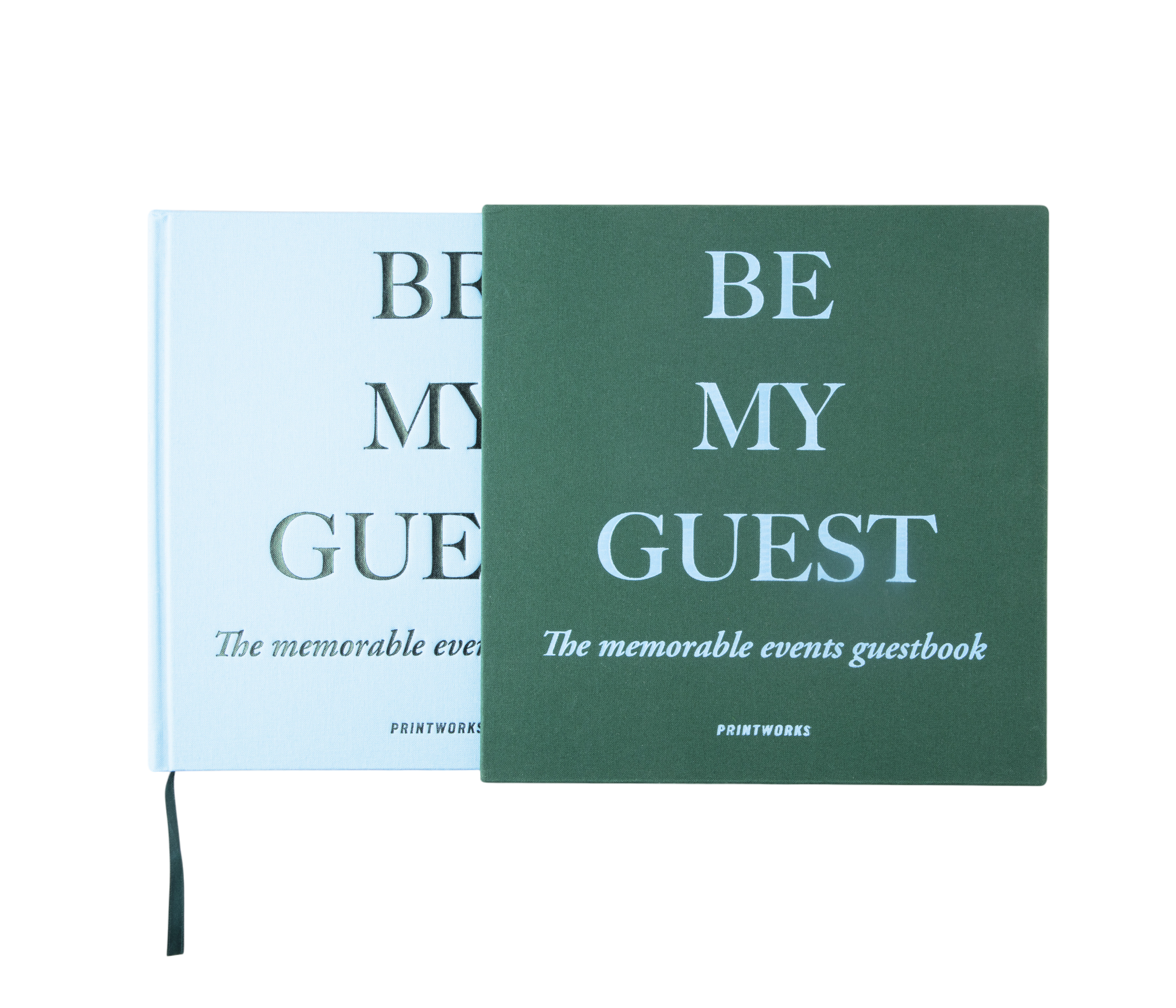 Buch Gästebuch Green, Blue