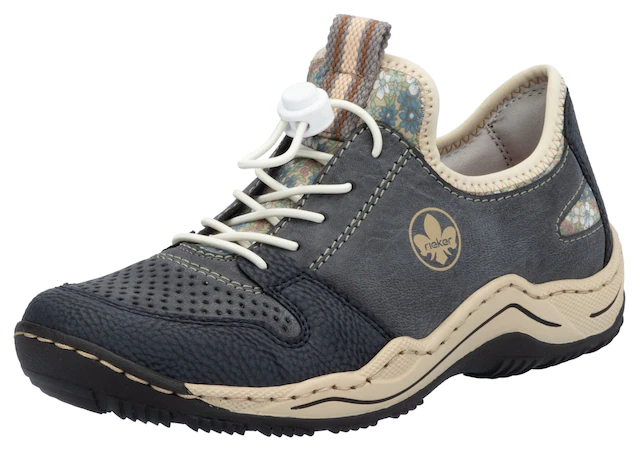 Rieker Schnürschuh  mit elastischem Gummizug