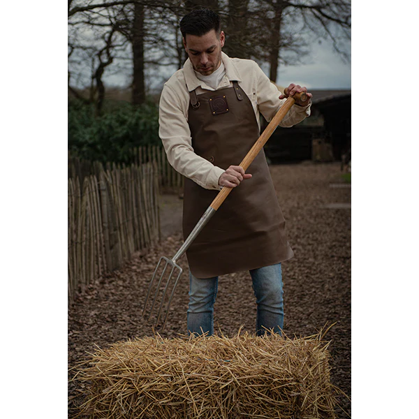Tablier de cuisine artisanal cuir Buffalo Marron Witloft