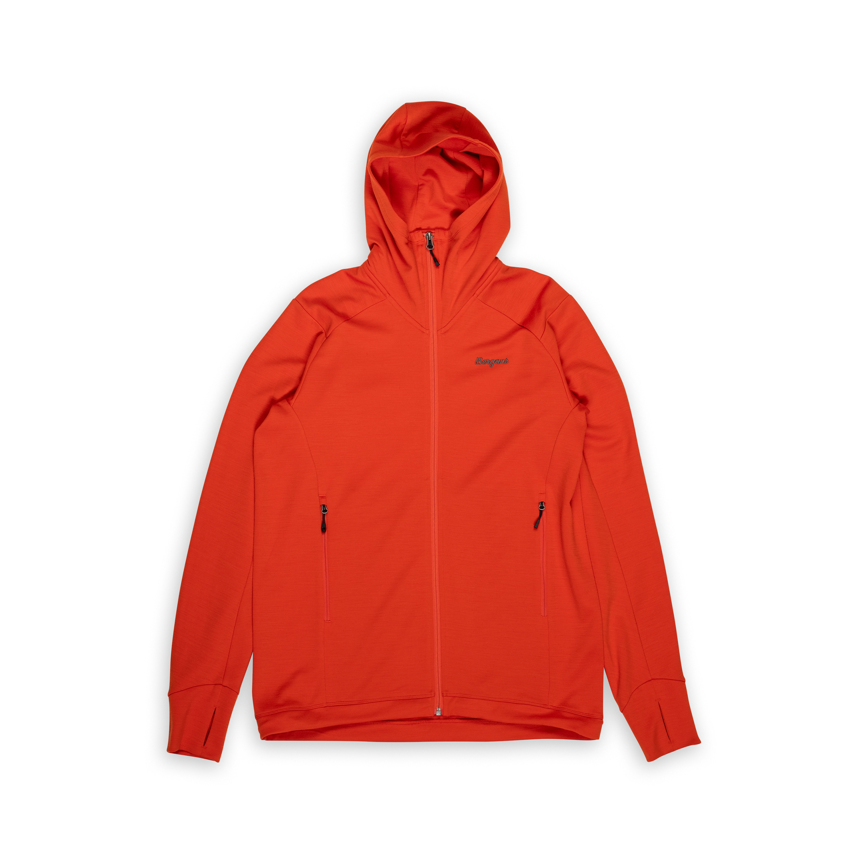 Rabot Merino Tech Midlayer Hoodie Men Lava