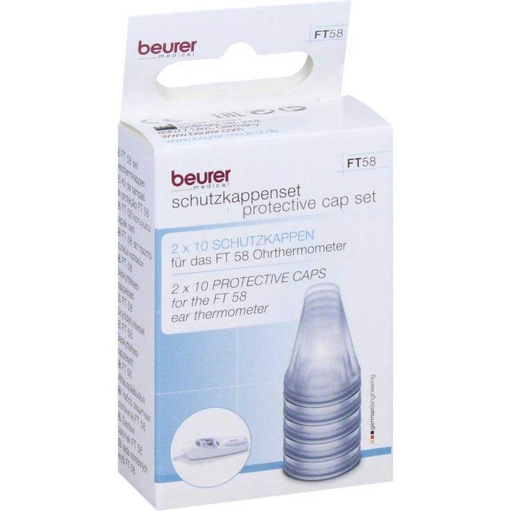 Beurer FT58 Ersatzschutzkappen für Ohrthermometer, 20 St
