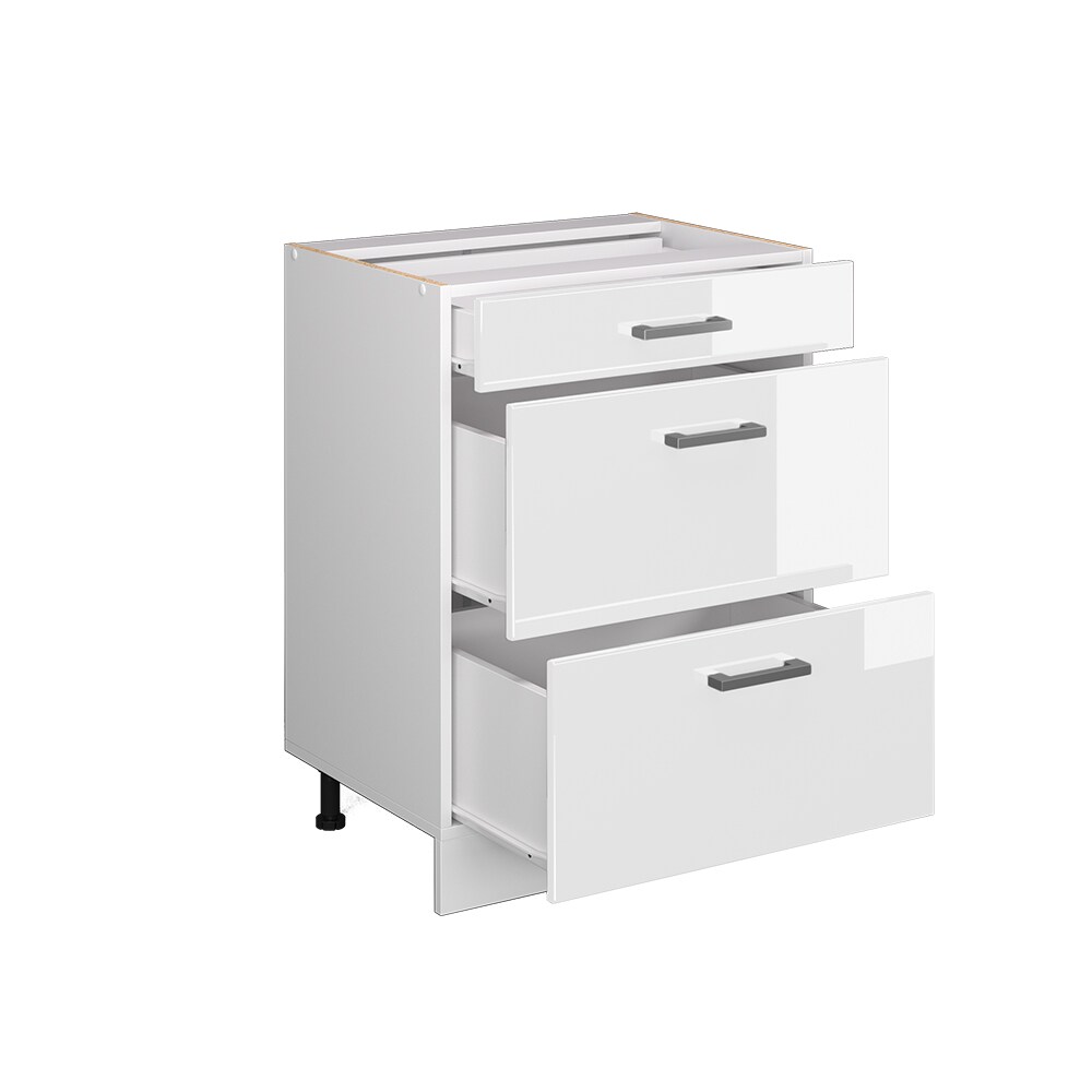 Vicco Schubladenunterschrank Küchenschrank Küchenzeile R-Line 60 cm Weiß Schublade