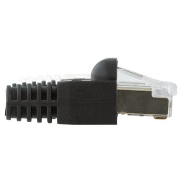 Q-Link UTP connector 4x/kap RJ45 2x zwart wit 8 stuks